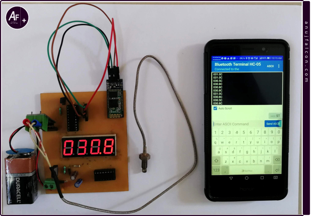 Figure 1: Temperature measurement system